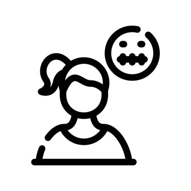 kullanıcı vektörü çizim çizgisi simgesi