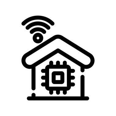 wifi vektör ince çizgi simgesi