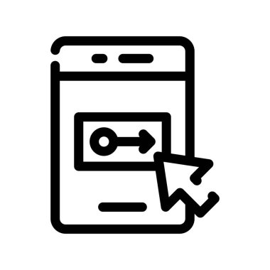 cep telefonu ikonu vektör illüstrasyonu