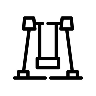 fitness egzersiz simgesi, özet biçimi