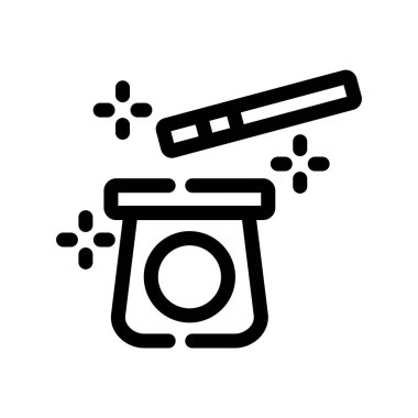 Kişisel ve ticari kullanım için vektör özet simgesi