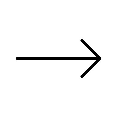 ok simgesi vektör illüstrasyonu