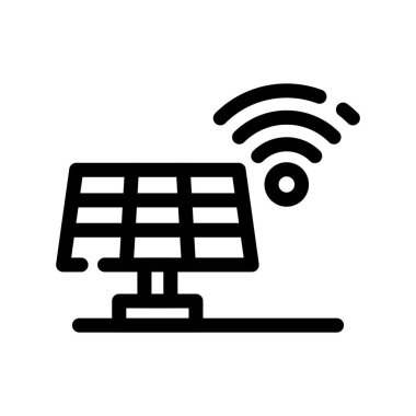 wifi vektör ince çizgi simgesi