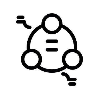 Seo modern simgesi, seo ve teknolojinin vektör illüstrasyonu