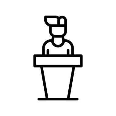 bir masanın satır simgesi tasarımı