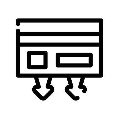 tarayıcı pencere simgesi vektör illüstrasyonu