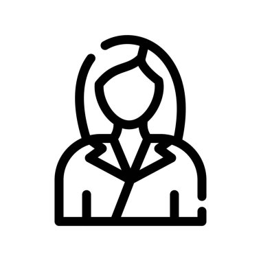 İnsan Kaynakları çizgi simgesi