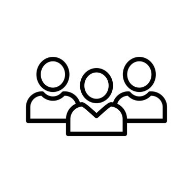 İnsan simgesinin vektör illüstrasyonu