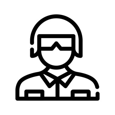 Mühendis simgesi vektör çizimi