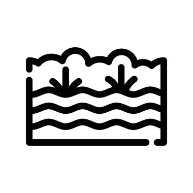 su vektörü illüstrasyonu