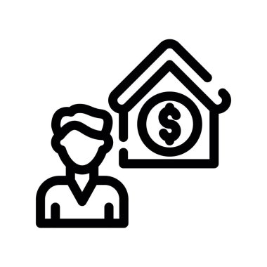 Web ve mobil uygulaması tasarımı, ev logo kavramı için beyaz arka plan üzerinde izole House simge vektör