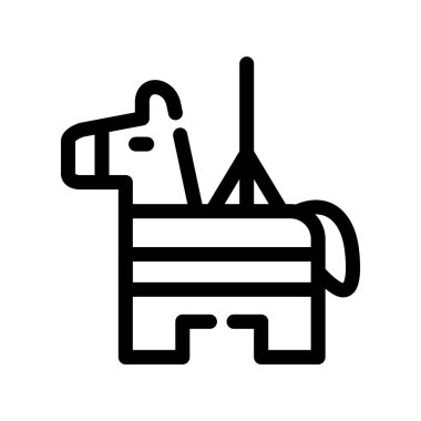 at simgesi, vektör illüstrasyonu