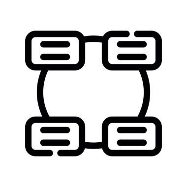 ağ paylaşım simgesi çizimi