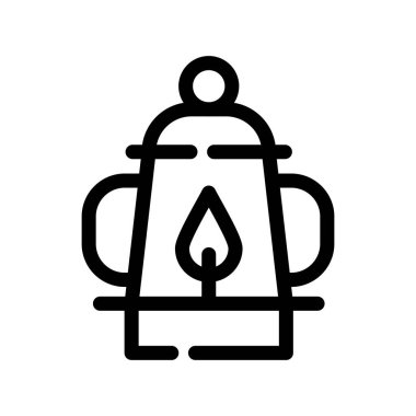 mum hattı vektör simgesi tasarımı