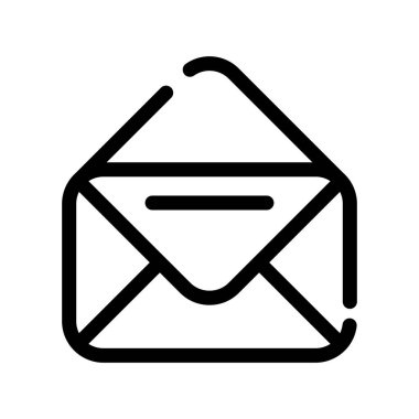 e-posta zarfı harf simgesi ana hat biçiminde