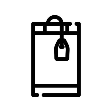 torpido vektörü ince çizgi simgesi