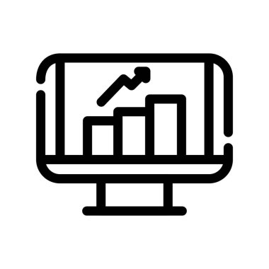analitik vektör ince çizgi simgesi