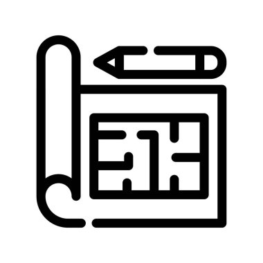 Eğitim ve okul simgesinin vektör illüstrasyonu