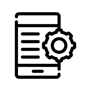 dosya belgesi vektörü. İnce çizgi işareti. izole edilmiş sınır sembolü çizimi