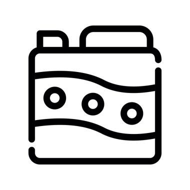 Kamera simgesi. Beyaz arkaplanda izole edilmiş web tasarımı için kamera vektör simgesi