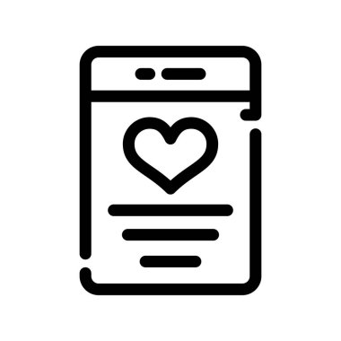 Web vektör satırı simgesi