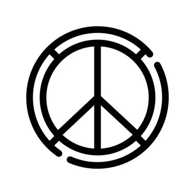 Barış simge vektör çizim