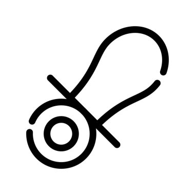 makas simgesinin vektör illüstrasyonu