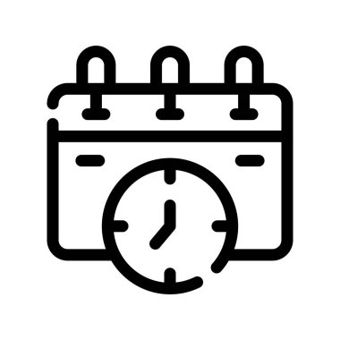 Çalar saat simgesi. vektör illüstrasyonu