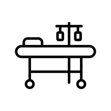 Alışveriş arabası ikon vektörü. izole edilmiş sınır sembolü çizimi