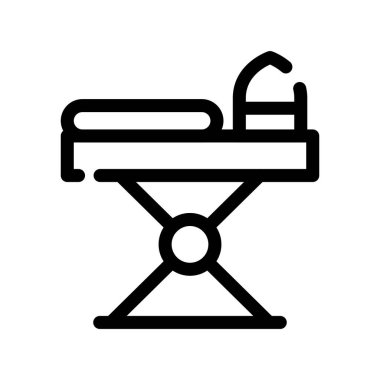 banyo vektör çizgisi simgesi