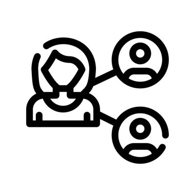 ağ paylaşım simgesi çizimi