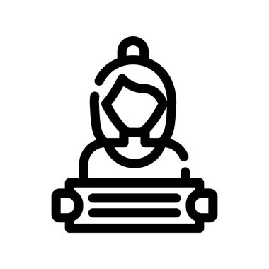 Modern simgenin vektör illüstrasyonu