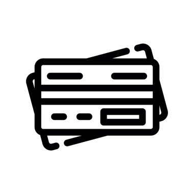 bilgisayar donanımının siyah ve beyaz vektör çizgisi simgesi