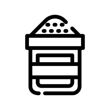 Bir sepet vektör çizim