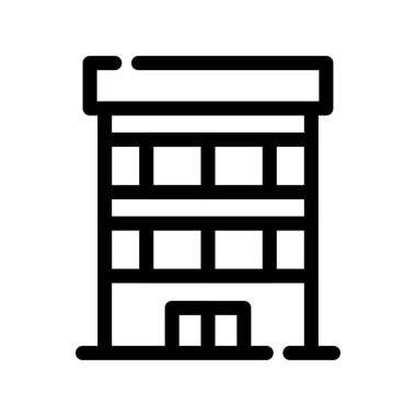 ikon vektörü oluşturuyorum. İnce çizgi işareti. İzole edilmiş kontür sembolü gösterimi