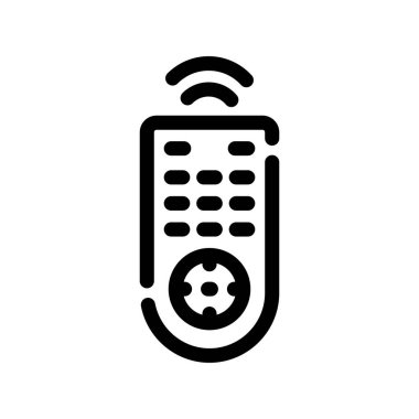 Web ve mobil uygulaması tasarımı, radyo logo kavramı için beyaz arka plan üzerinde izole radyo simge vektör