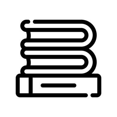 kitap simgesi vektör illüstrasyonu