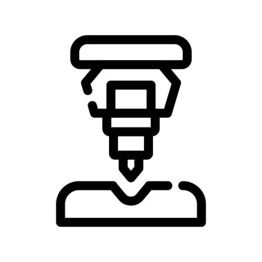 Sondaj. Basit simge vektör illüstrasyonu