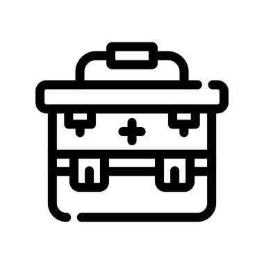 bag icon vector isolated on white background