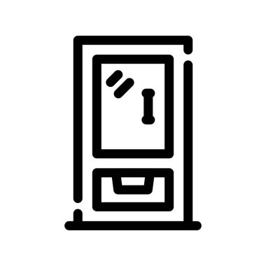 bilet bilet ikonu vektör illüstrasyonu