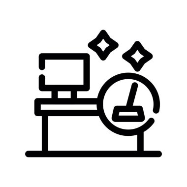 saat simgesine sahip bilgisayar, özet biçimi