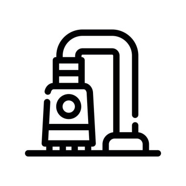 Daha temiz vektör ince çizgi simgesi