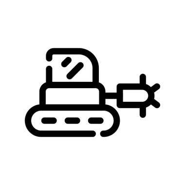 Onarım ve onarım çizgisi simgesi, onarım konsepti, vektör çizimi, doğrusal işaret, doğrusal sembol.