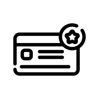 bilet satırı simgesi vektör illüstrasyonu