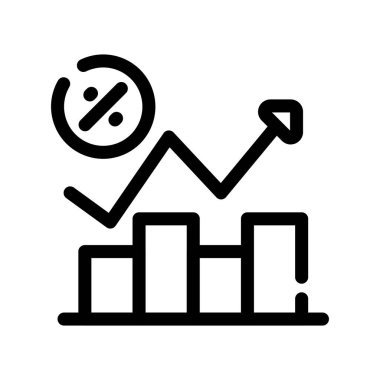 grafik vektörü ince çizgi simgesi