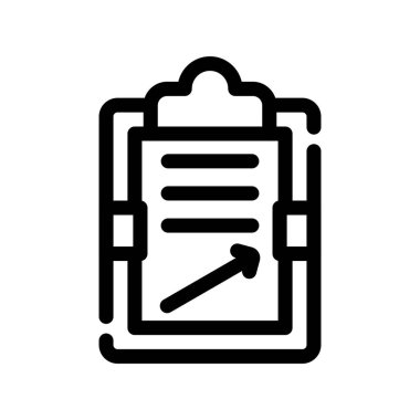 kağıt belge simgesi, vektör illüstrasyonu