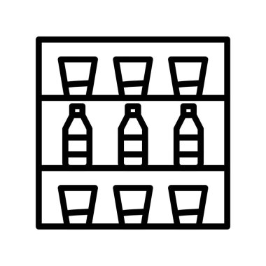 Çizgi film simgesinin vektör çizimi