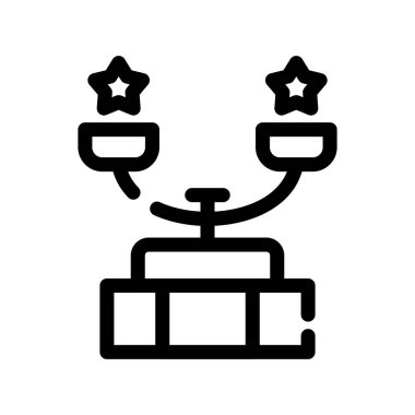 parti vektör çizgisi tasarımı simgesi