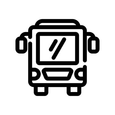 bus vektör illüstrasyonu