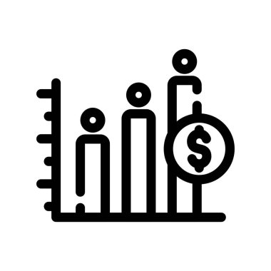 İş ve finans vektör illüstrasyonu